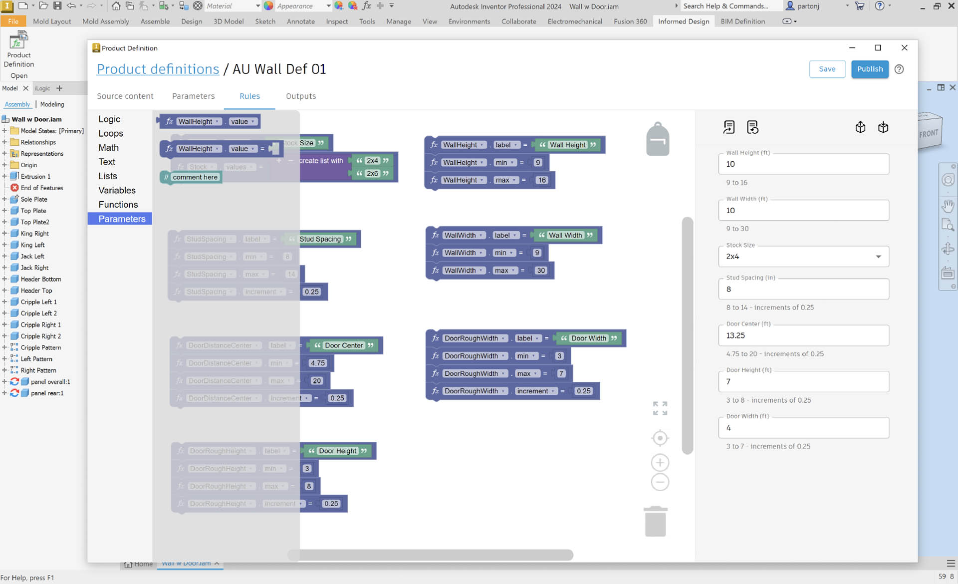Informed Design for Inventor