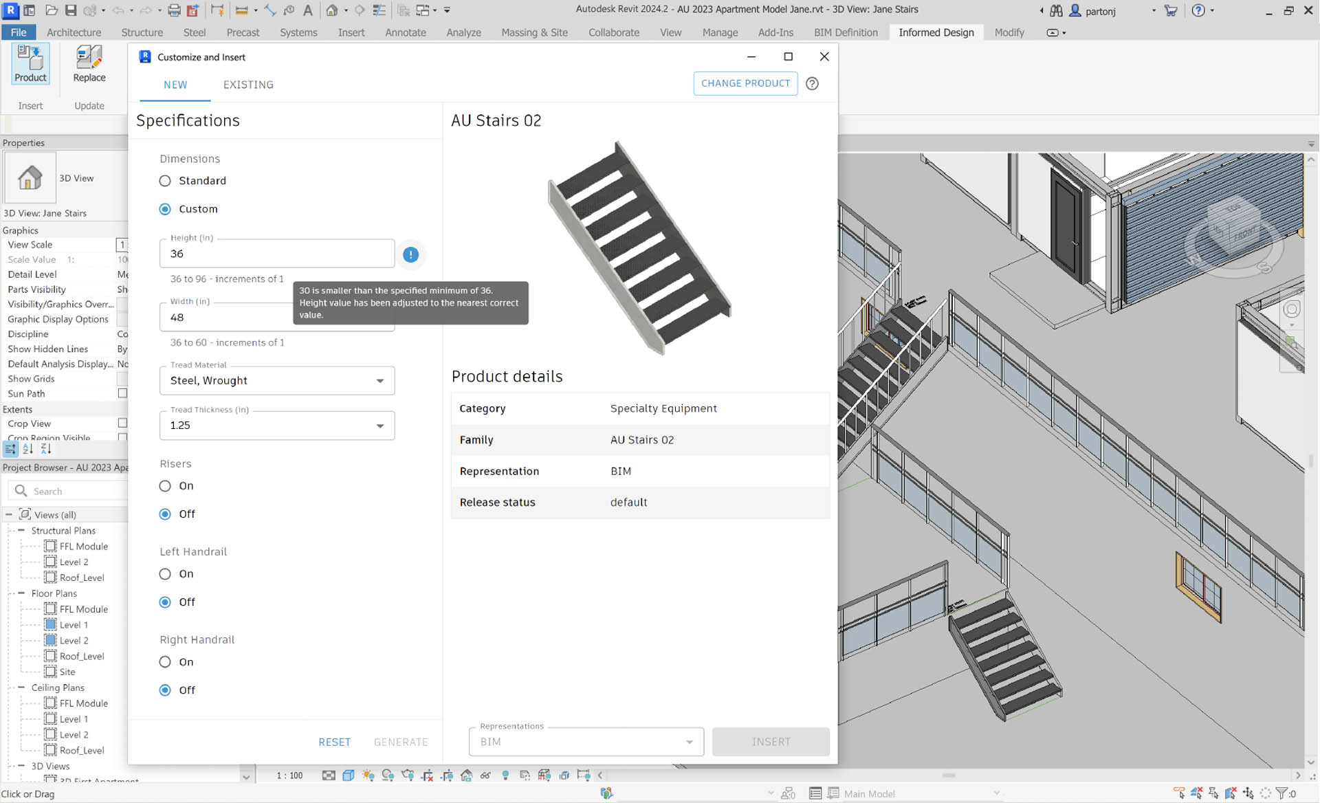 Informed Design for Revit
